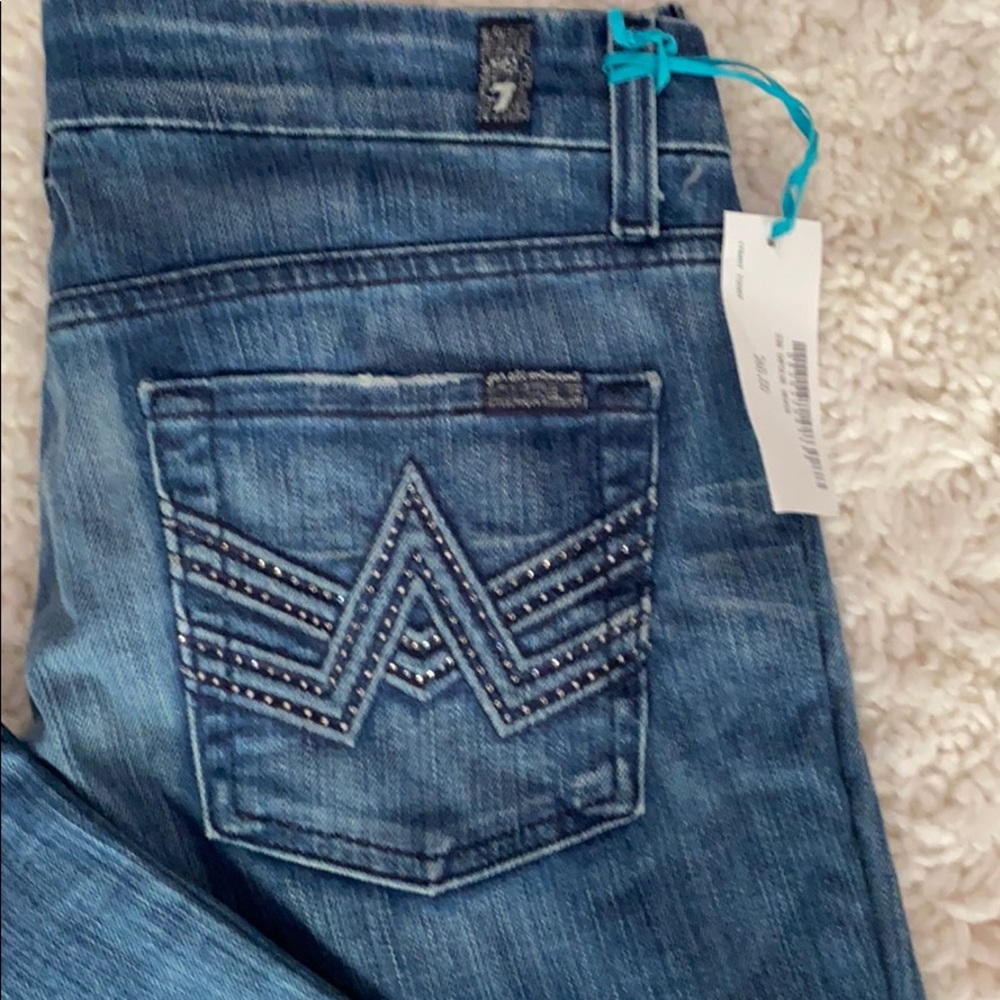 NWT 7for all mankind A pocket stretch jeans